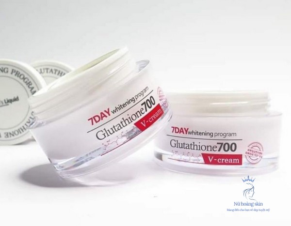 Kem Dưỡng Angel's Liquid Glutathione, Niacinamide 7Day Whitening Program 700 V-Cream