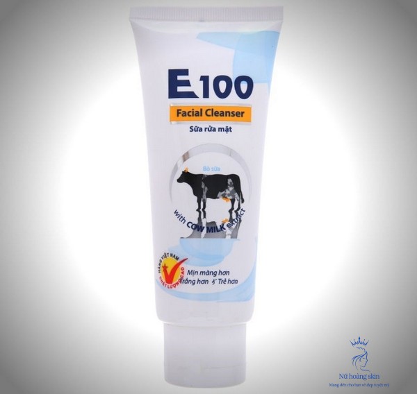 sữa rửa mặt E100 con bò